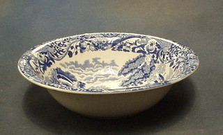 A circular Spode Italian bowl 9" (chipped)