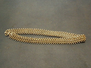 An Eastern multi link silver necklet