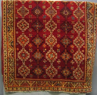 A contemporary Persian Quashgai carpet 119" x 68"