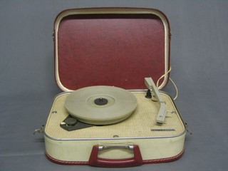A 1950's portable record player
