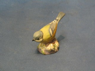 A  Royal Worcester figure of a Blue Tit, base marked 1399