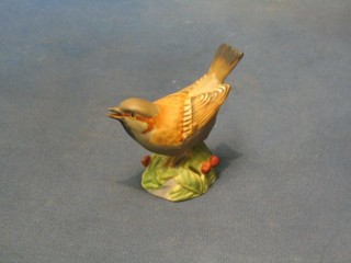 A Royal Worcester figure of a Sparrow, base marked 3236