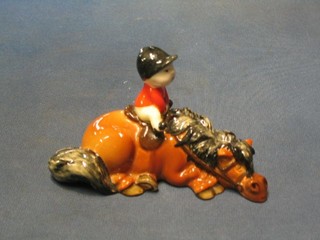 A Beswick Norman Thelwell figure "Kick Start"