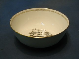 A Spode Cutty Sark Centenary limited edition porcelain bowl 10"