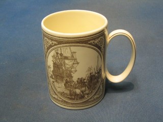 A Wedgwood May Flower tankard, cased