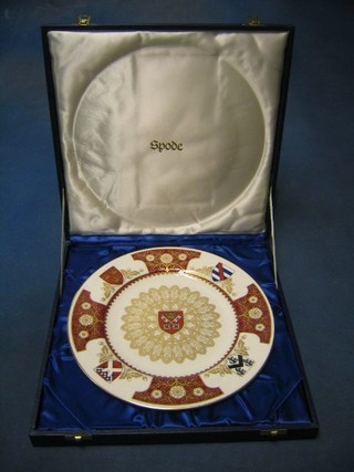 A Spode 500th Anniversary of York Minster limited edition commemorative plate, boxed