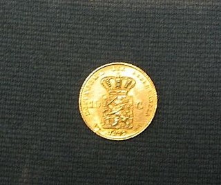 An 1877 Dutch gold coin