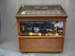 An NSM City-2 box Juke Box complete with 45rpm records