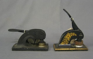 2 old letter presses