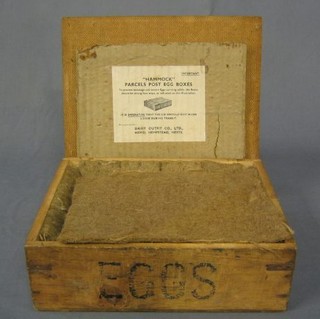 A 1930's Hammock  parcel box for eggs