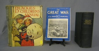 Adolf Hitler  1 vol. "Mein Kampf", Nalder "British Army Signals in the Second World War", Blackies "Christmas Annual", "The Wonder Book of Aircraft" and other books