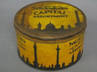 A tin of Mackintosh's Capital Assortment and a tin of Robin Flake tobacco