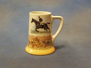 A 1937 Royal Doulton limited edition Grand National Coronation Year tankard, Royal Mail, the interior with slight chip