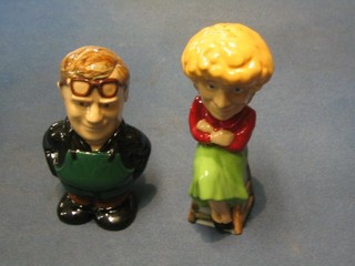A Wade salt and pepper in the form of Jack and Vera Duckworth