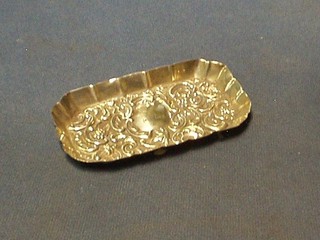 An embossed "silver" pin tray 5"