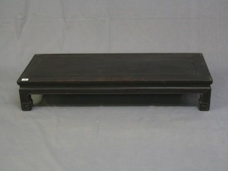 A 19th Century Oriental hardwood opium table 39"