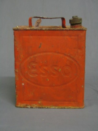 An old Esso petrol can