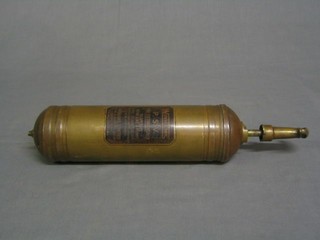 A Whimhams PSV brass fire extinguisher