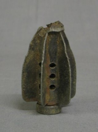 A WWII practice mortar fin