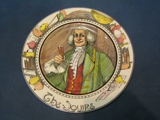 A Royal Doulton series ware plate "The Squire" D6884