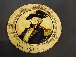 A Royal Doulton plate The Admiral, base marked D6278H
