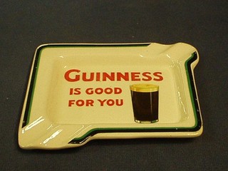 An Arklow Guiness pottery advertising ashtray marked Guiness is Good for You, the reverse marked GA/A/562/B 5"