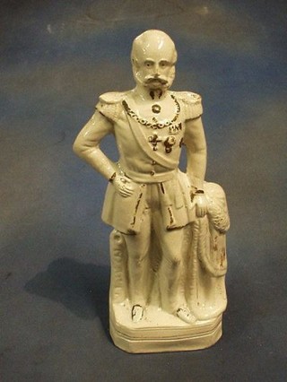A 19th Century Staffordshire figure of Prince Albert 14"