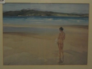 After Sir William Russell Flint, a coloured print "Prunella's Bay" 7" x 10"