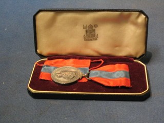 A George VI issue Imperial service medal to Gladys Hollingswood