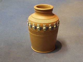 A Doulton Lambeth Silica baluster shaped vase 6"