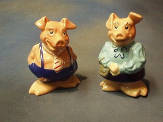 2 Wade Natwest Piggy Banks - Child and Mother