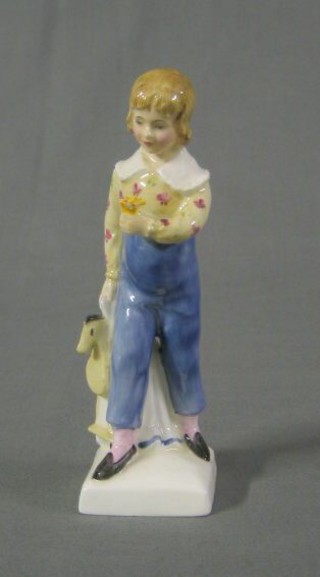 A Royal Doulton Kate Greenaway figure "Tom" (small chips to flowers) HN2864