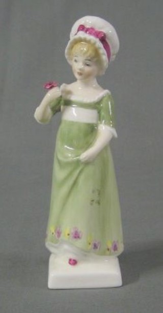 A Royal Doulton Kate Greenaway figure "Ruth" (small chips to flowers) HN2799
