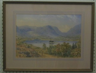 W T Longmire, watercolour "Grassmere, Cumberland" signed and dated 1881, 9" x 14"