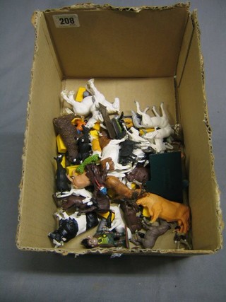 A collection of 1960's Briton's plastic figures