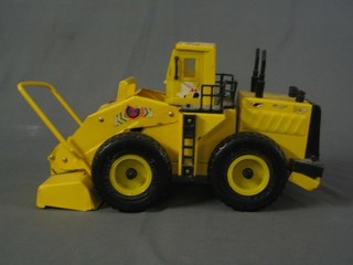 A Tonka bulldozer
