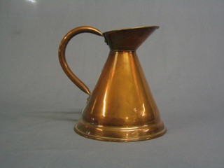 A copper jug 10"