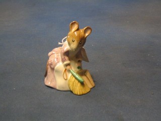 A Royal Albert Beatrix Potter Bunnykins figure "Hunca Munca Sweeping"
