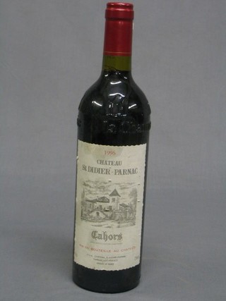 A bottle of 1996 Saint Didier-Parnac