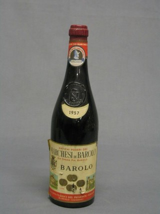 A 1957 bottle of Marchesi di Barolo