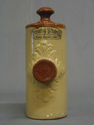 A Timothy White's stoneware hotwater bottle