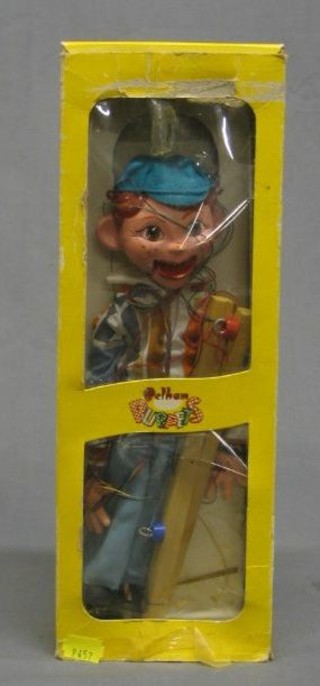 A Pelham puppet "Boy" boxed