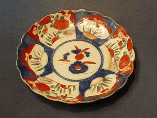 A 19th Century circular Japanese Imari porcelain dish 8 1/2" (chipped)