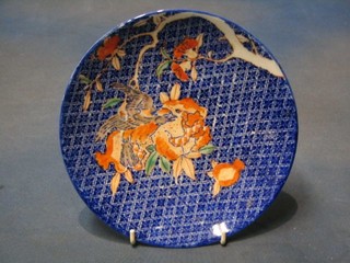 A 19th Century Imari porcelain plate decorated birds 8 1/2"