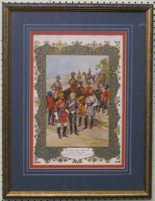 After F De Haenen, "The Kings Own Regiments of the Indian Army" 11" x 7"