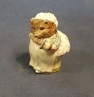 A Beswick Beatrix Potter figure Mrs Tiggywinkle, brown mark to base