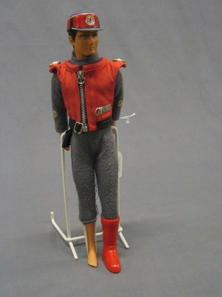 A 1983 Captain Scarlet figure (missing boot)