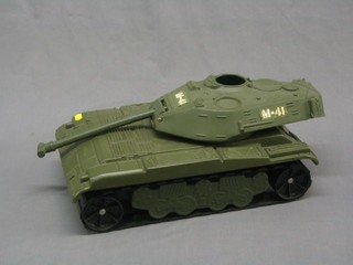 An Action Man M41 plastic tank