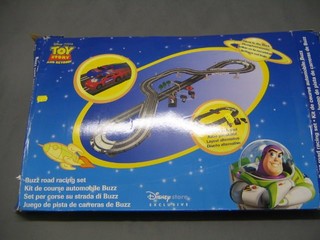 A Disney Pixlar Toy Story and Beyond Buzz Road Racing set, boxed