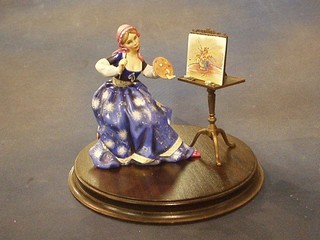 A Royal Doulton limited edition figure from the Gentle Arts Collection - Painting HN3012, complete with box and certificate